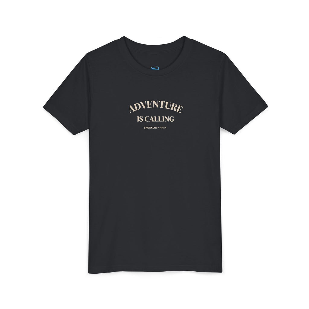 Youth T Shirt - Adventure Is Calling Graphic Tee - 3 Colors