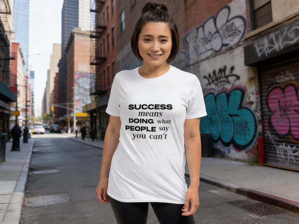 Success Means Doing Short-Sleeve Unisex T-Shirt