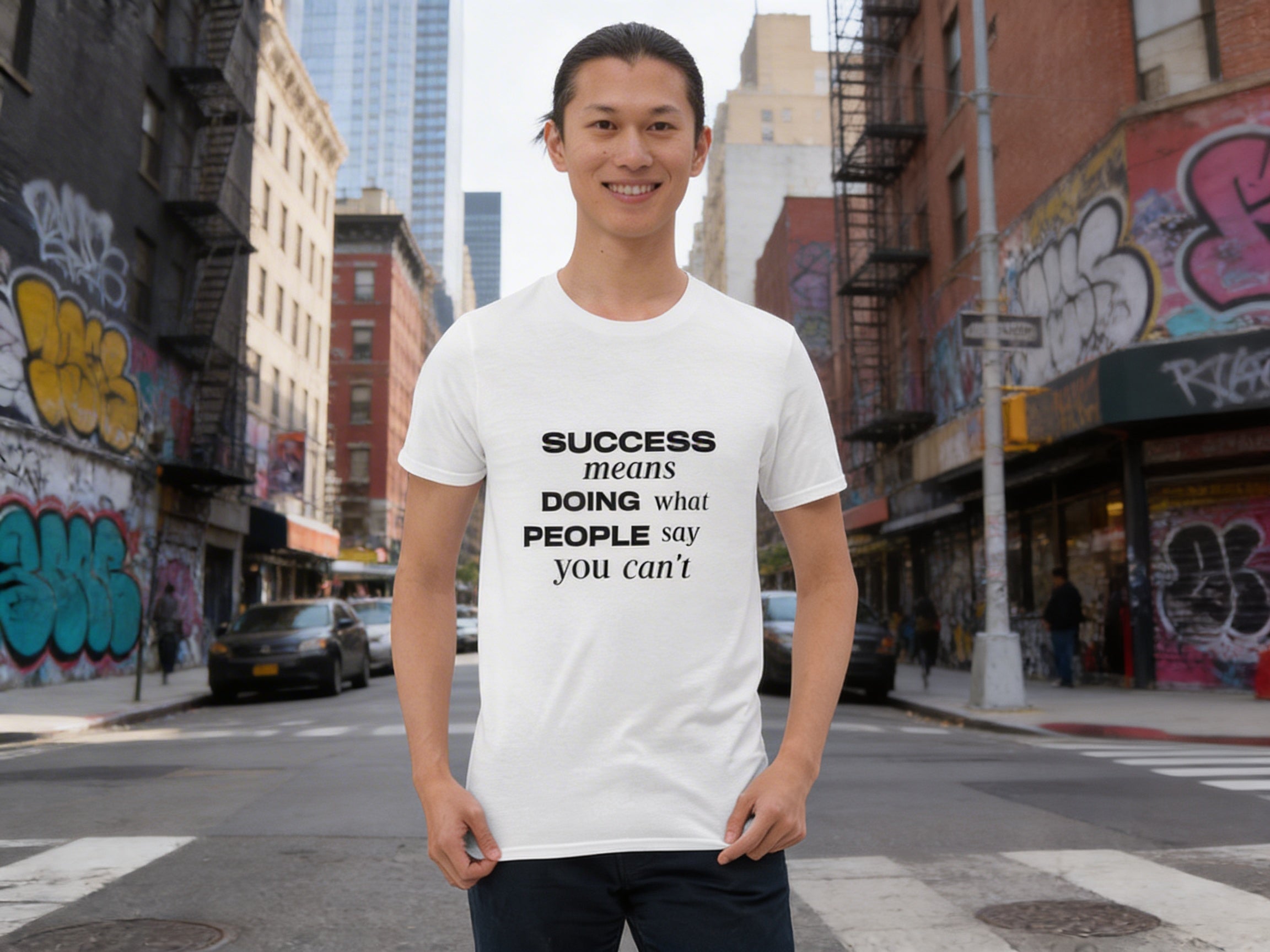 Success Means Doing Short-Sleeve Unisex T-Shirt